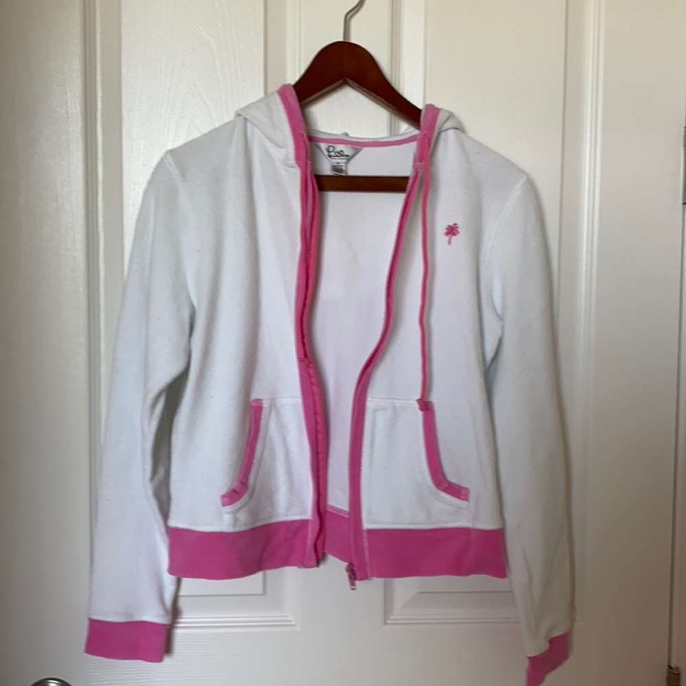 🌸LILLY PULITZER ZIP UP HOODIE🌸 SIZE SMALL